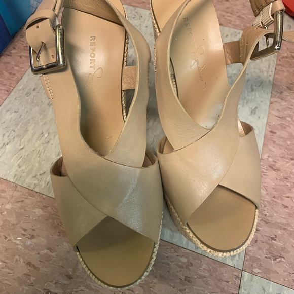 Report Signature Nude Chunky Heels - Picture 3 of 3